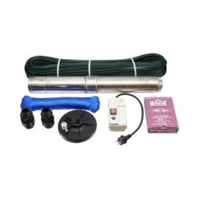 DAB WATERPACK 2 S4-2/7 Borehole Pump Set with 50m Cable (0.37kW, 0.5hp, 220V)