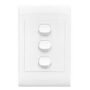 CBI 4X2 3L 1W Switch White